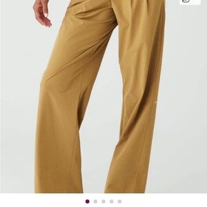 Women's Tan Wide-Leg Pants
